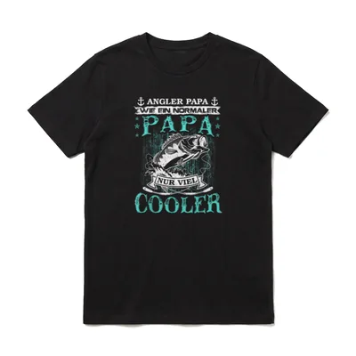 T-Shirt Angeln lustig – Klassisches T-Shirt in Schwarz