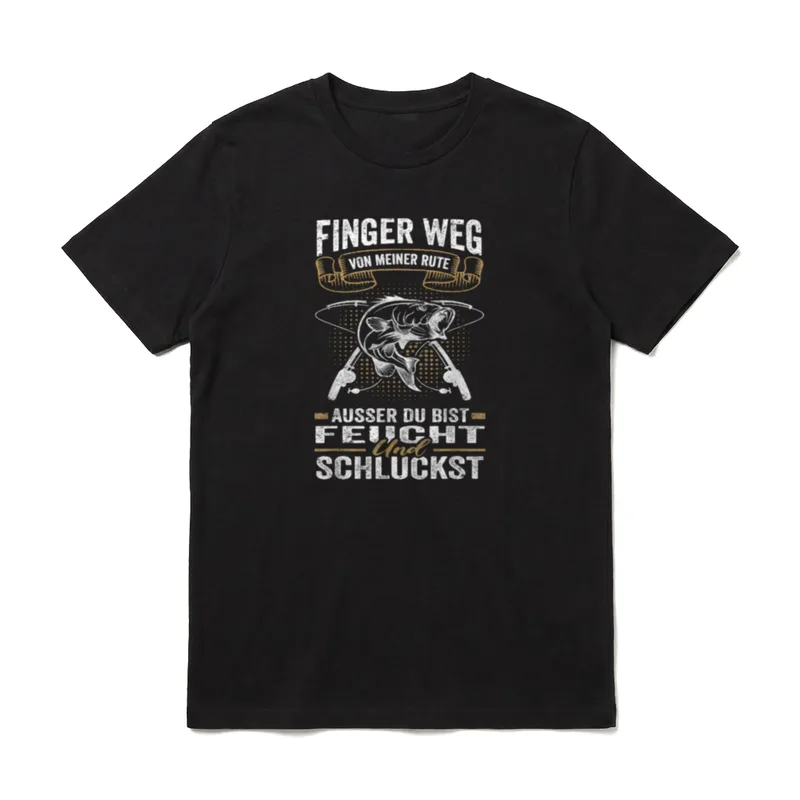 Lustige Angler Geschenke T-Shirt – Klassisches T-Shirt in Schwarz