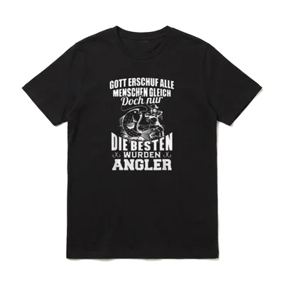 Angel Vater Fischen T-Shirt – Klassisches T-Shirt in Schwarz