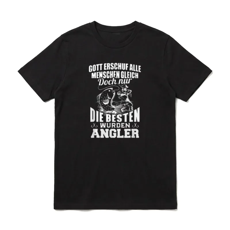 Angel Vater Fischen T-Shirt – Klassisches T-Shirt in Schwarz