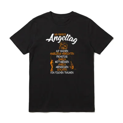 Angel Vater Petri Fischen T-Shirt – Klassisches T-Shirt in Schwarz