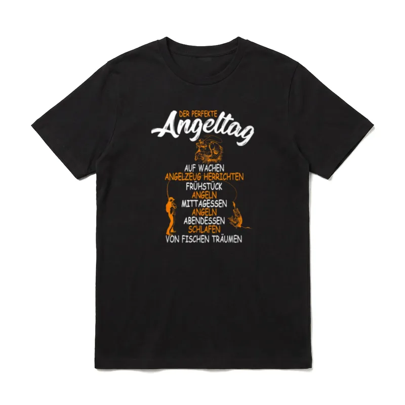 Angel Vater Petri Fischen T-Shirt – Klassisches T-Shirt in Schwarz