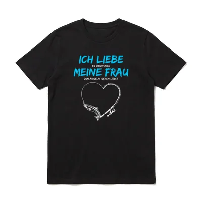 T-Shirt Ich Liebe Meine Frau – Klassisches T-Shirt in Schwarz