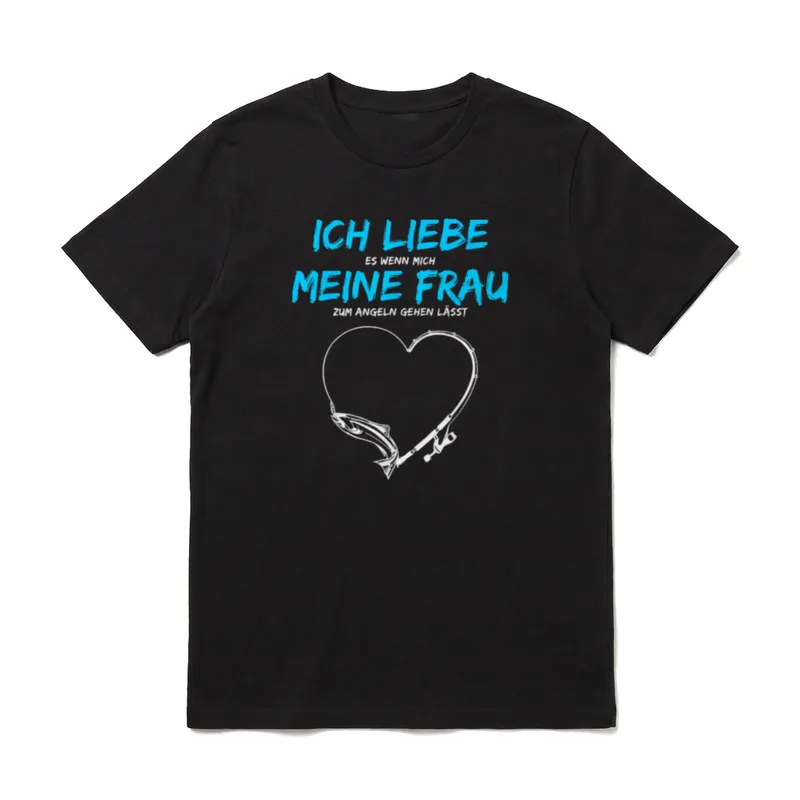 T-Shirt Ich Liebe Meine Frau – Klassisches T-Shirt in Schwarz