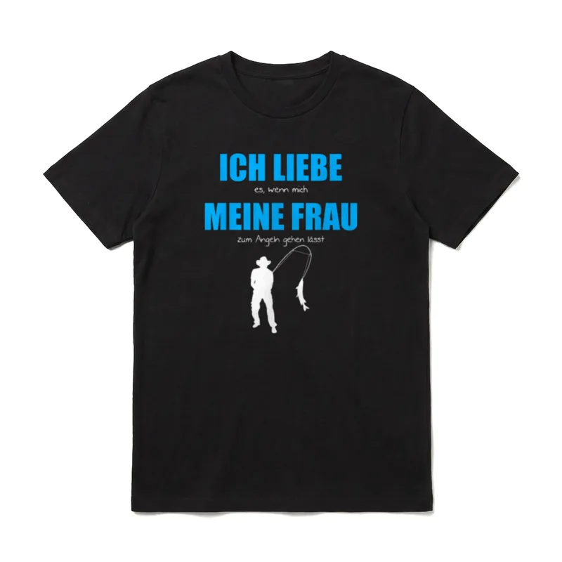 Hochzeitstag Angler Papa Bester T-Shirt – Klassisches T-Shirt in Schwarz