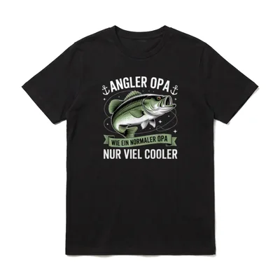 Angler Opa Wie EIN Normaler T-Shirt – Klassisches T-Shirt in Schwarz