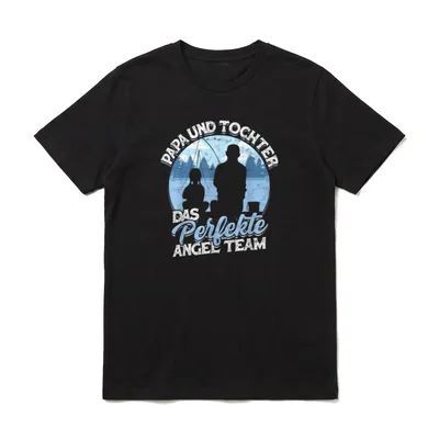 Papa & Tochter Das Perfekte Angel T-Shirt – Klassisches T-Shirt in Schwarz