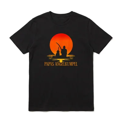 Papas Angelkumpel Vater Sohn T-Shirt – Klassisches T-Shirt in Schwarz