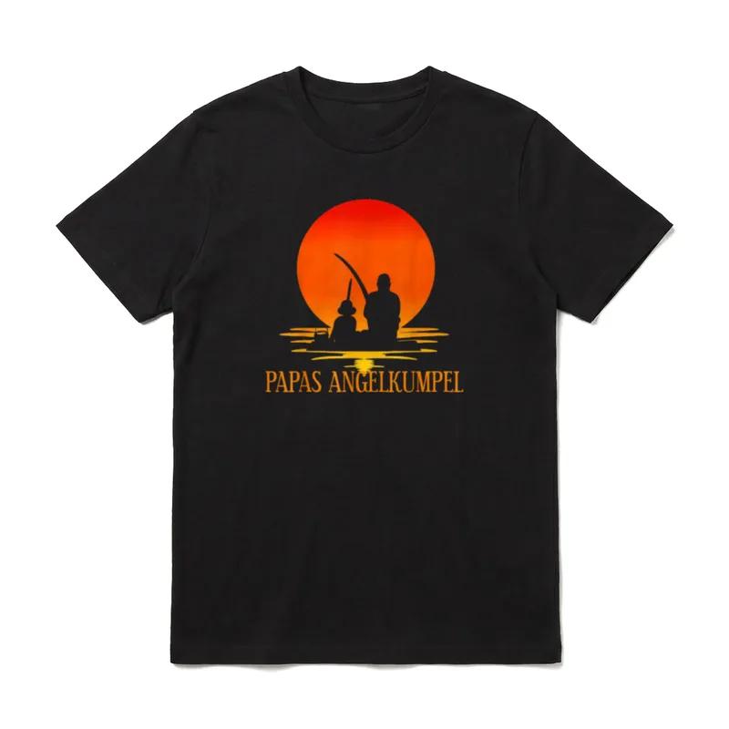 Papas Angelkumpel Vater Sohn T-Shirt – Klassisches T-Shirt in Schwarz
