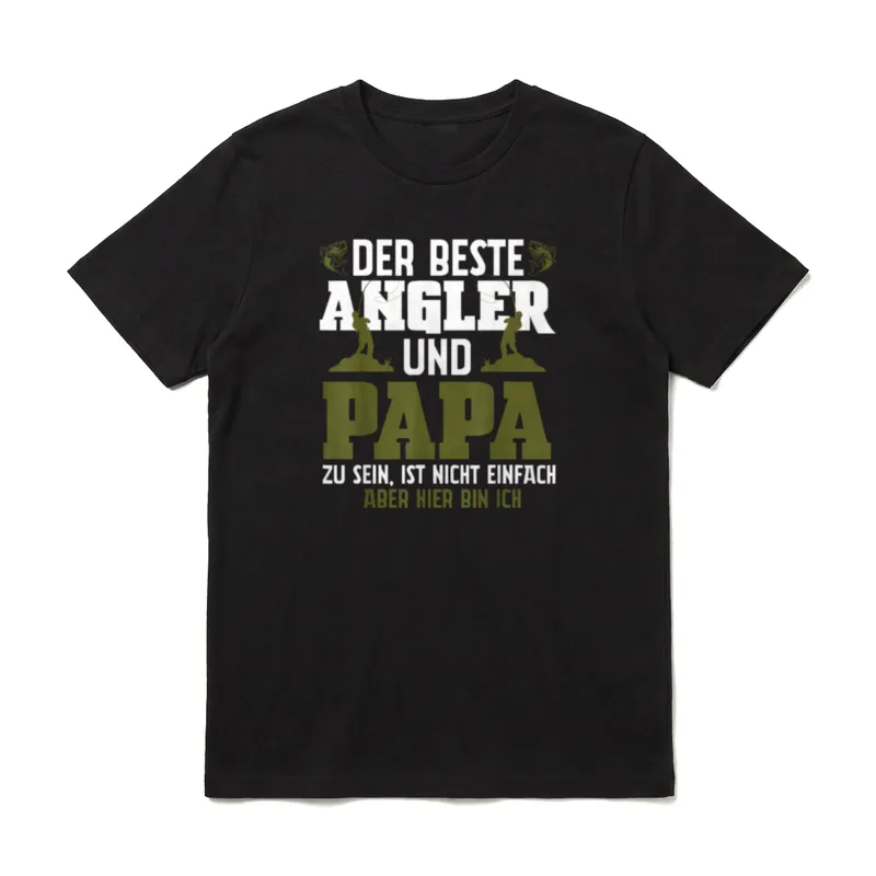 Der Beste Angler Angeln T-Shirt – Klassisches T-Shirt in Schwarz