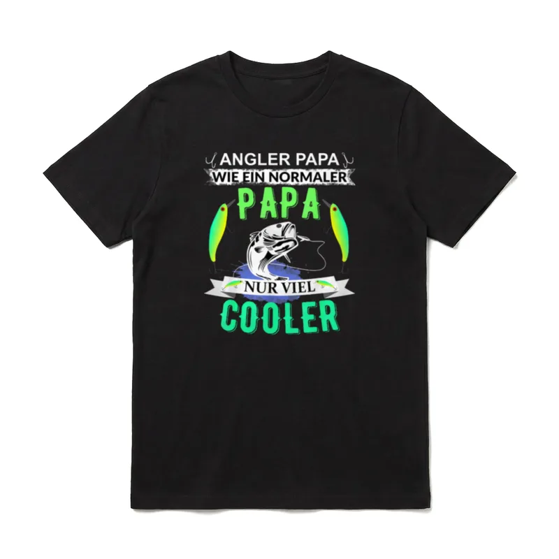 Fisch Angler Angeln Fischen T-Shirt – Klassisches T-Shirt in Schwarz
