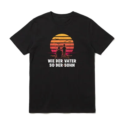 Wie Der Vater So T-Shirt – Klassisches T-Shirt in Schwarz