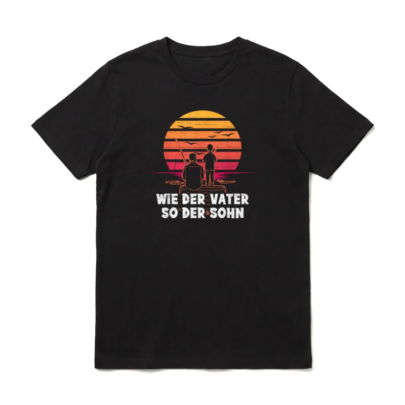 Wie Der Vater So T-Shirt – Klassisches T-Shirt in Schwarz
