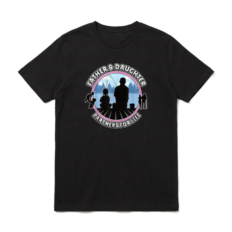 Vatertag Tochter Papa Opa T-Shirt – Klassisches T-Shirt in Schwarz