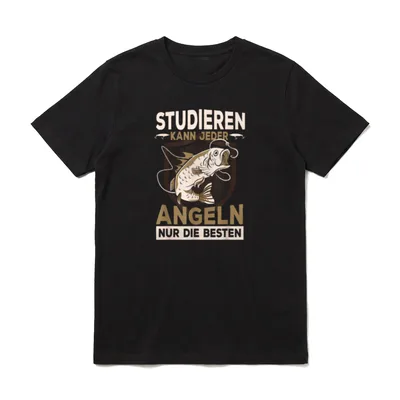 Petri Heil Angler Outfit T-Shirt – Klassisches T-Shirt in Schwarz