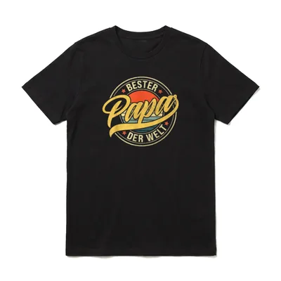 Vatertag Lustig Vater Männer Mann Beste T-Shirt – Klassisches T-Shirt in Schwarz