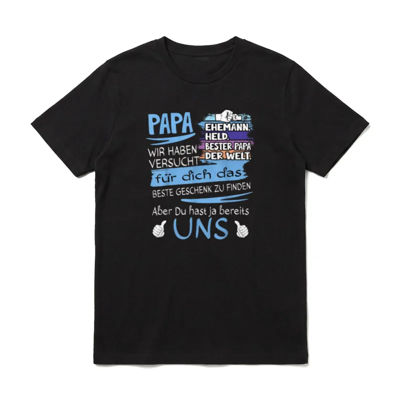 Vatertag Vater Ehemann Held T-Shirt – Klassisches T-Shirt in Schwarz