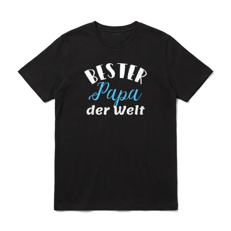 Bester Papa der Welt T-Shirt – Klassisches T-Shirt in Schwarz
