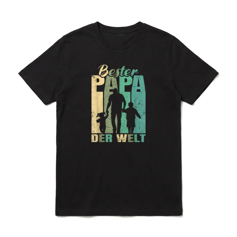 Bester Papa der Welt 2 Ehemann T-Shirt – Klassisches T-Shirt in Schwarz