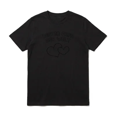 zum bemalen Vatertag ausmalen T-Shirt – Klassisches T-Shirt in Schwarz
