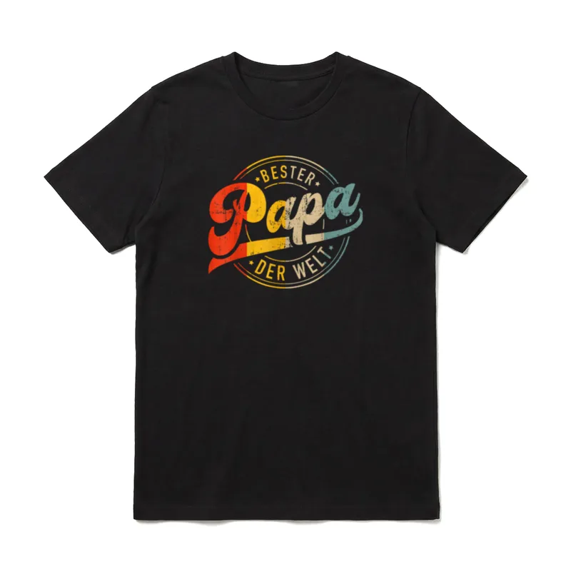 Bester Papa der Welt T-Shirt – Klassisches T-Shirt in Schwarz