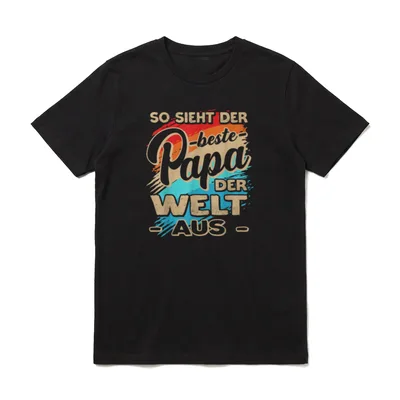 So sieht der beste T-Shirt – Klassisches T-Shirt in Schwarz