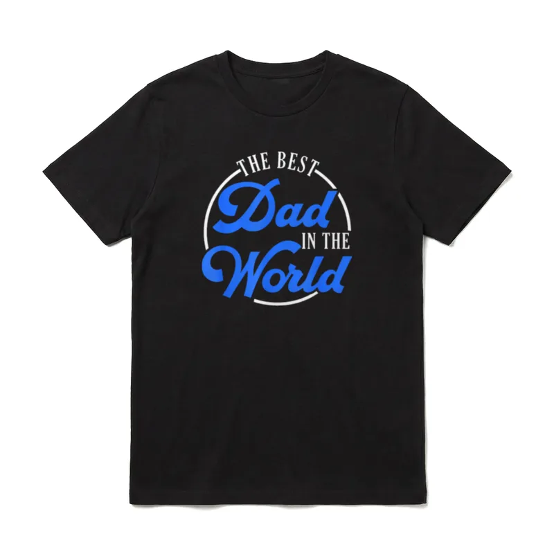 Best Dad In World T-Shirt – Klassisches T-Shirt in Schwarz
