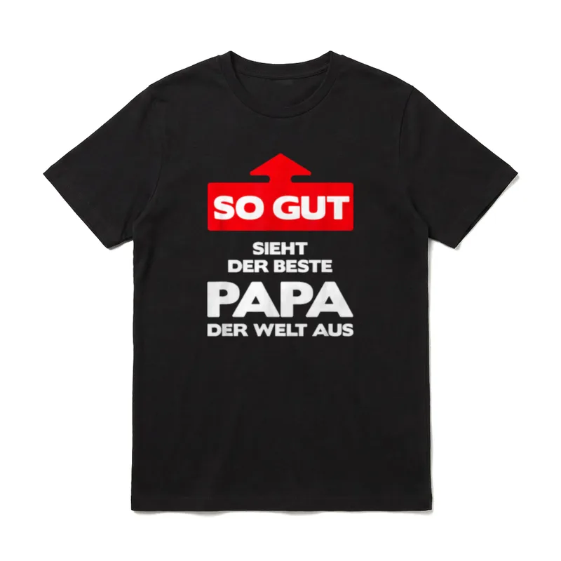 Bester Vater Der Welt T-Shirt – Klassisches T-Shirt in Schwarz