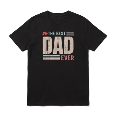 Best Dad Ever Bester T-Shirt – Klassisches T-Shirt in Schwarz