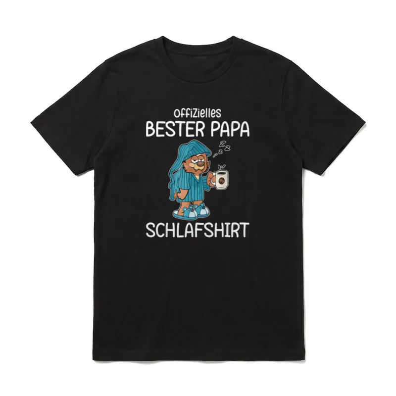 Lustiges Schlafshirt Papa offizielles T-Shirt – Klassisches T-Shirt in Schwarz