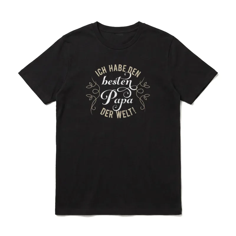 Ich habe den besten Bester Papa der Welt T-Shirt – Klassisches T-Shirt in Schwarz