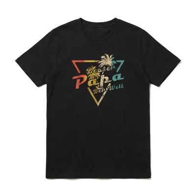 Bester Papa Der Welt Dad T-Shirt – Klassisches T-Shirt in Schwarz