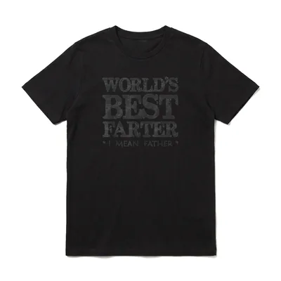 Dad Gifts World's Best T-Shirt – Klassisches T-Shirt in Schwarz