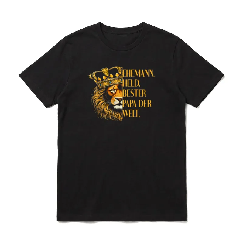 Bester Papa der Welt T-Shirt – Klassisches T-Shirt in Schwarz