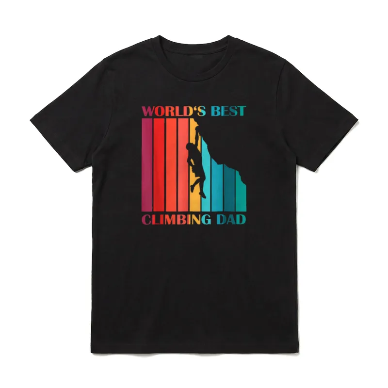 World's best Climbing Dad T-Shirt – Klassisches T-Shirt in Schwarz