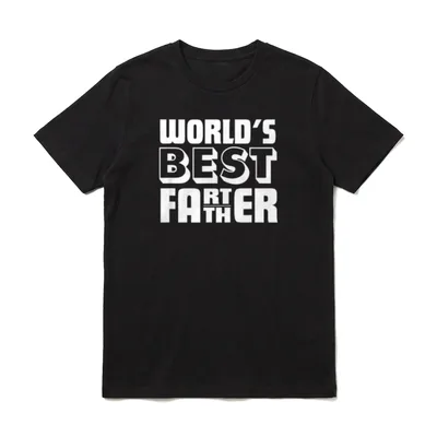 Worlds Best Farter Father T-Shirt – Klassisches T-Shirt in Schwarz
