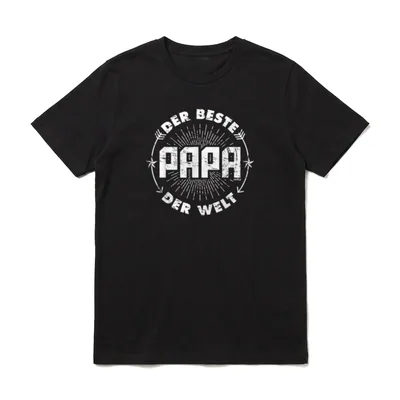 Vatertag Bester Papa der Welt Vater T-Shirt – Klassisches T-Shirt in Schwarz