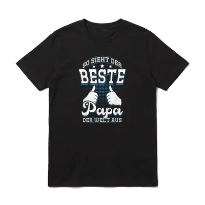 So Sieht Der Beste T-Shirt – Klassisches T-Shirt in Schwarz