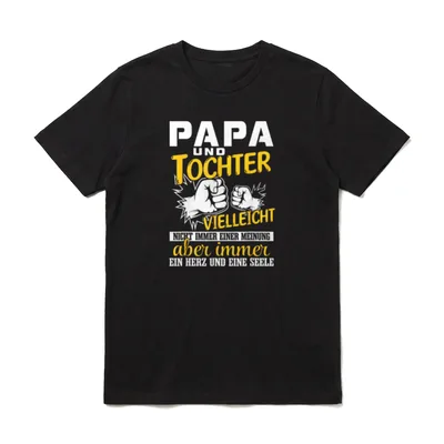 Bester Papa der Welt T-Shirt – Klassisches T-Shirt in Schwarz