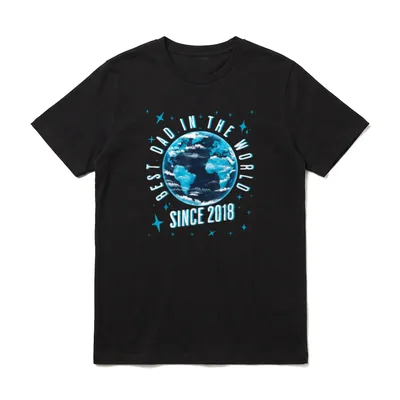 Bester Papa der Welt T-Shirt – Klassisches T-Shirt in Schwarz
