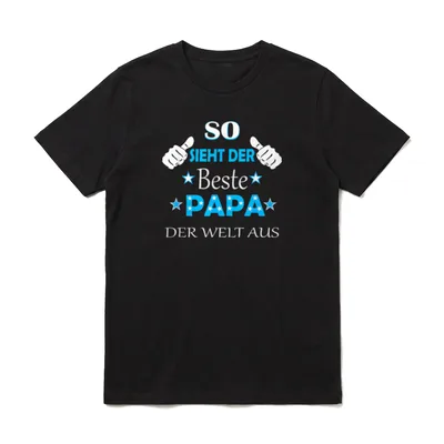 So sieht der beste T-Shirt – Klassisches T-Shirt in Schwarz