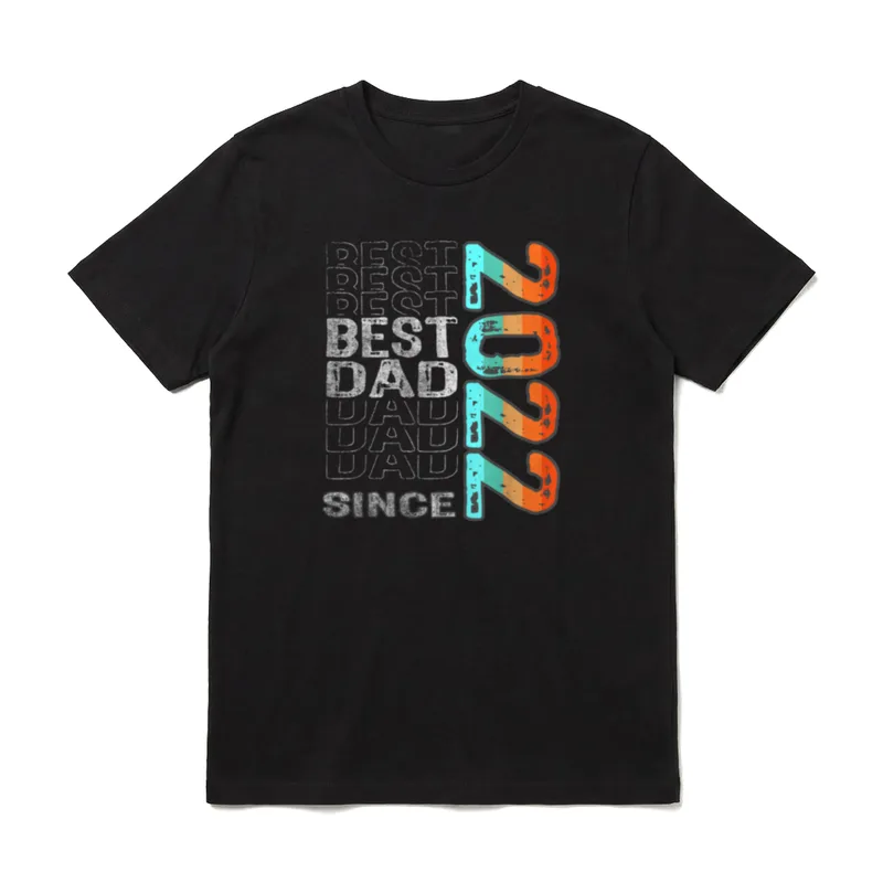 Best Dad since 2022 T-Shirt – Klassisches T-Shirt in Schwarz