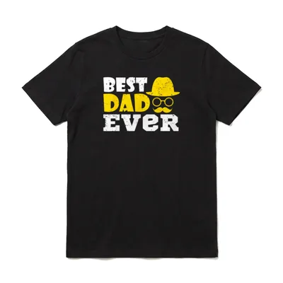 Best Dad Ever Vatertags-Design T-Shirt – Klassisches T-Shirt in Schwarz
