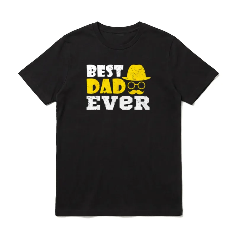 Best Dad Ever Vatertags-Design T-Shirt – Klassisches T-Shirt in Schwarz