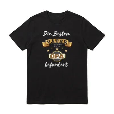 Super Dad Bester Vater T-Shirt – Klassisches T-Shirt in Schwarz