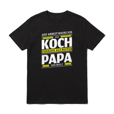 Bester Papa der Welt Lustige T-Shirt – Klassisches T-Shirt in Schwarz