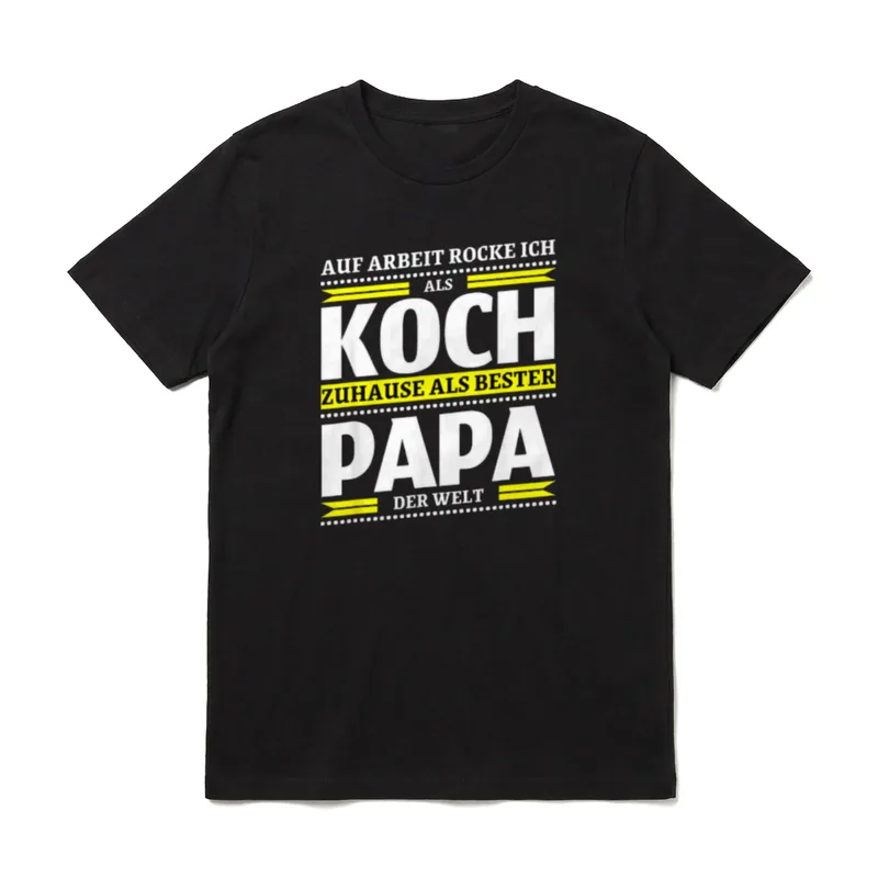 Bester Papa der Welt Lustige T-Shirt – Klassisches T-Shirt in Schwarz