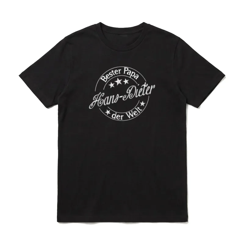 Bester Papa der Welt T-Shirt – Klassisches T-Shirt in Schwarz