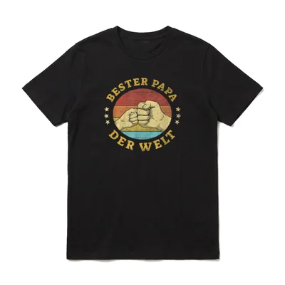 Bester Papa Der Welt T-Shirt – Klassisches T-Shirt in Schwarz
