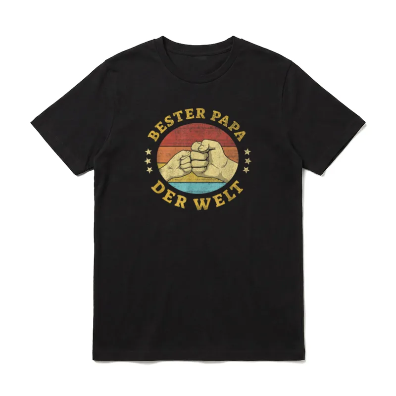 Bester Papa Der Welt T-Shirt – Klassisches T-Shirt in Schwarz